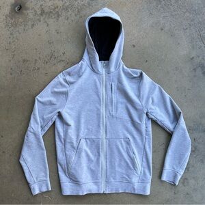lululemon athletica Light Gray Zip-Up Hoodie